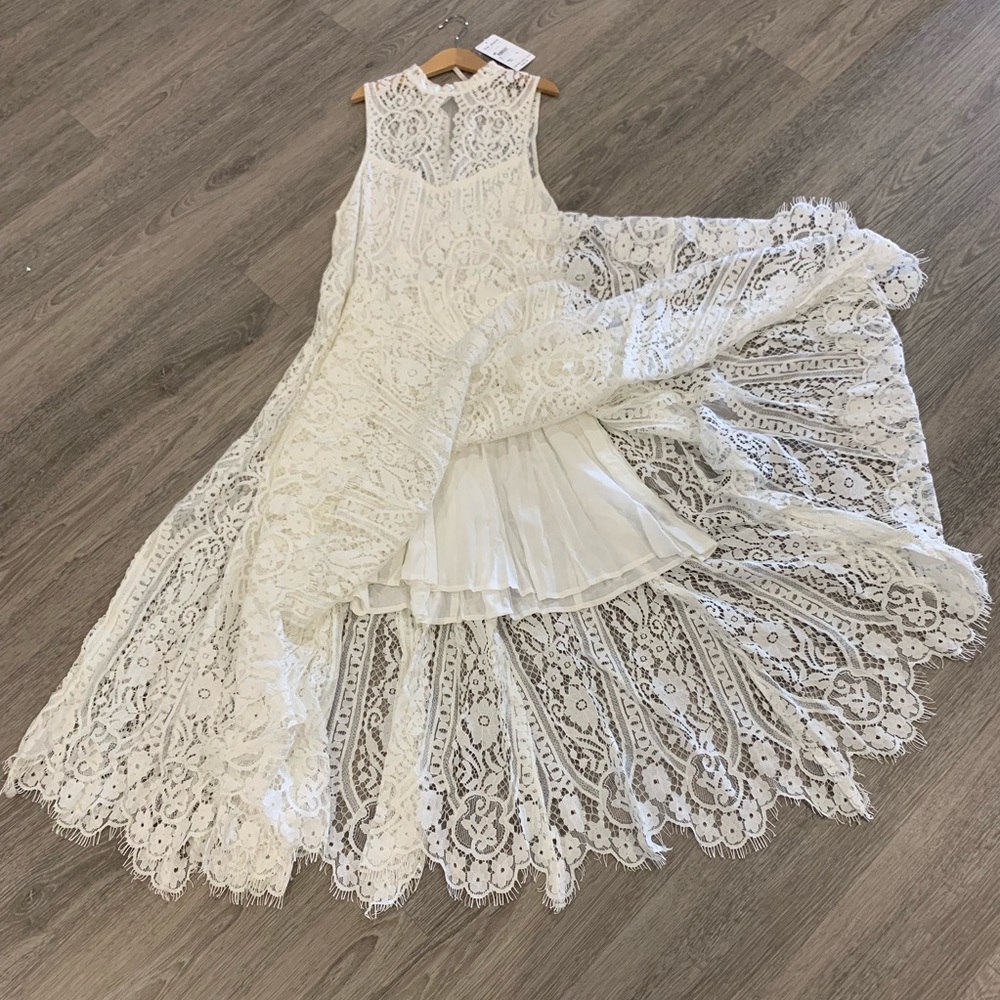 NWT - Free People Angel Rays Trapeze Midi Dress